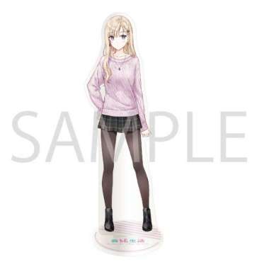 Big Acrylic Figure Ayase Saki Winter Clothes - Gimai Seikatsu Days with my Step Sister 19cm
