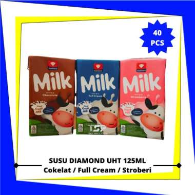 Promo Harga Diamond Milk UHT Chocolate 125 ml - Blibli