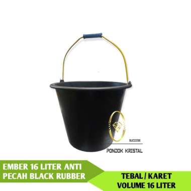 EMBER ANTI PECAH 16,18,22,26L HITAM / Ember Cor / Ember Pel 16 Liter