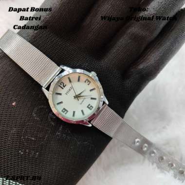 MIKE JAM TANGAN CASUAL - JAM TANGAN WANITA CEWEK REMAJA DEWASA - FASHION RANTAI PASIR ANALOG DIAL BU