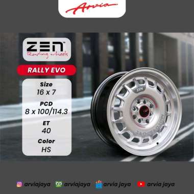 Velg Zen Rally Evo 7-16 8x100/114,3 ET40 Colour HS