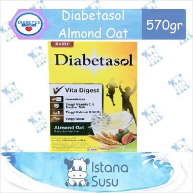 Promo Harga Diabetasol Special Nutrition for Diabetic Almond Oat 570 gr - Blibli