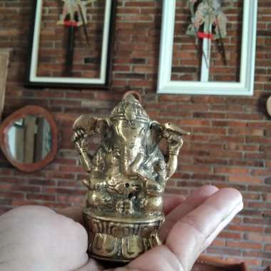 patung perunggu ganesha ( 7 cm)
