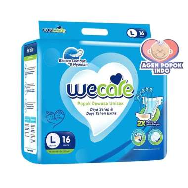 WECARE Adult Diapers [Size L/16]