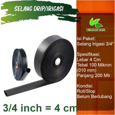 Selang Drip Selang Irigasi 100 Mikron 010 200 Meter
