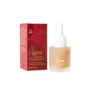 SR12 ACNE SERUM 20ml SERUM JERAWAT BATU HORMONAL DAN BRUNTUSAN / SERUM JERAWAT AMPUH BPOM