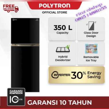 Polytron Kulkas 2 Pintu PRM 491X
