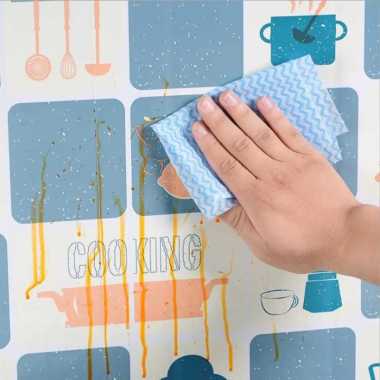 Stiker Dinding Dapur Anti Minyak & Panas Wall Sticker Kitchen Wall Pelindung Dapur
