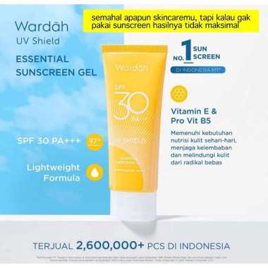 Sunscreen wardah UV Shield spf 30 ORI Spf 30 kuning