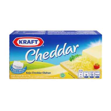 Promo Harga Kraft Cheese Cheddar 165 gr - Blibli