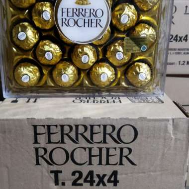 ferrero rocher 24 1 karton isi 4 kotak