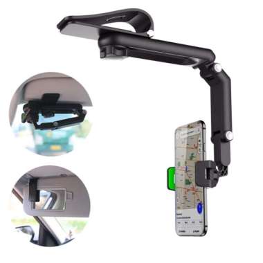 Sun Visor Dudukan Smartphone HP Phone Holder 1080 Sunvisor 360 Mobil TERBAIK Multicolor