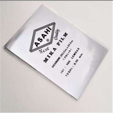 Plastik Mika Bening/ Mika Jilid Asahi tebal Folio/ A4 0.10mm A4