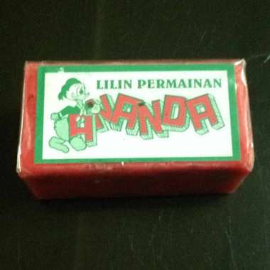 Lilin mainan/ plastisin besar Merah