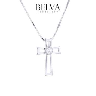 Liontin Berlian Salib - Belva Jewellery - BAPDLP01840 Liontin