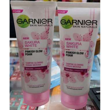 Sabun garnier pink besar/ facial foam garnier sakura 100ml pink Kuning besar