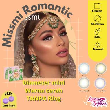 Softlens Gelflex Missmi Romantic 14.2 mm Softlense Normal kecil mini tanpa ring natural romantic gre