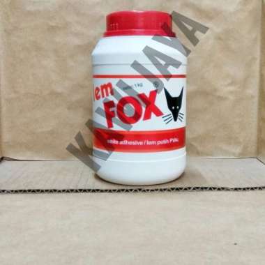 lem fox 1kg | lem putih pvac 1 kg Multicolor