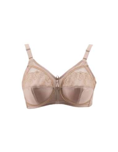 Wacoal Queen IB 2092 - Full Cup - Non Wire - Cut & sew - Coklat & Pink DARK BROWN 90E