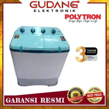 MESIN CUCI 2 TABUNG POLYTRON PWM 7363 7KG GARANSI 3 TAHUN