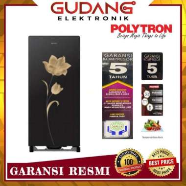 LEMARI ES 1 PINTU POLYTRON PRA 15 MN KULKAS POLYTRON PRA15MN