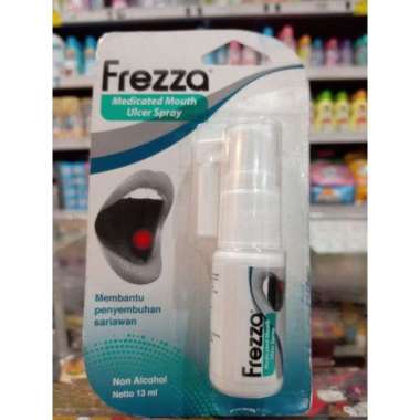 Frezza Medicated Mouth Ulcer Spray freza penyegar mulut untuk sariawan