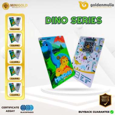Golden Mulia MINI GOLD Gift Series Dino 0.025 gr s.d 0.5 gr 0.025 gram