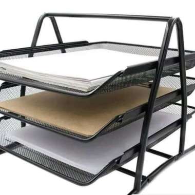 paper tray besi (3 susun) elevated tray Multicolor
