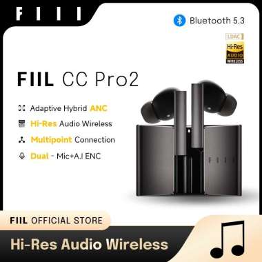 FIIL CC Pro2 Hi-Res LDAC 42dB Hybrid ANC TWS Earbuds Earphones BT 5.3