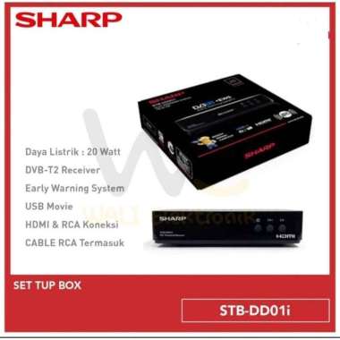 SET TOP BOX TV DIGITAL/SET TOP BOX SHARP DD001/STB-DD001 SHARP ORI