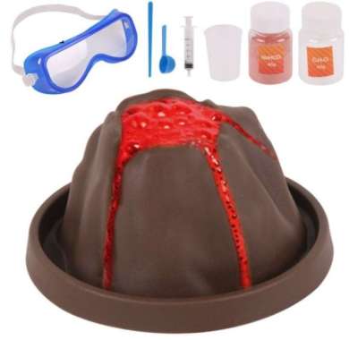 mainan edukasi scientist -volcano eruption