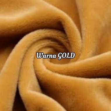 SOFA STOOL KOTAK MINIMALIS - STOOL KOTAK BLUDRU 40 CM x 45 CM STOOL KOTAK KANCING GOLD