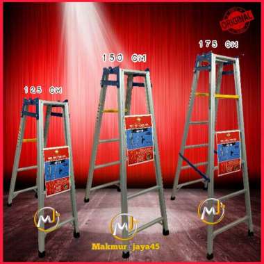 BEST SELLER ️ TANGGA CALTEX MURAH / BAJA RINGAN 2 METER / 1.5 METER / TANGGA LIPAT ALUMINIUM KUALITA