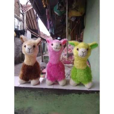 Mainan Anak Boneka Alpaca Viral Cute Lucu Bulu Halus Dan Lembut fanta