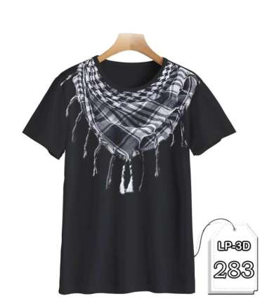 Kaos Sorban Printing 3D Baju Anak Sorban Arab #LP3D-283 - DEWASA DEWASA - XL