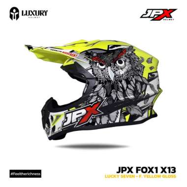 Helm Trail - Helm JPX FOX1 - X13 - LUCKY SEVEN - Offroad - Cross XL F.YellowGloss