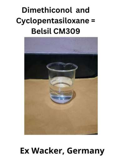 Dimethiconol And Cyclopentasiloxane = Belsil Cm3092 (25 Kg = 25L) Multicolor