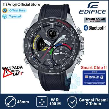 Casio EDIFICE ECB-900MP-1ADF Jam Tangan Pria Bluetooth ECB-900MP-1A Rubber ECB900