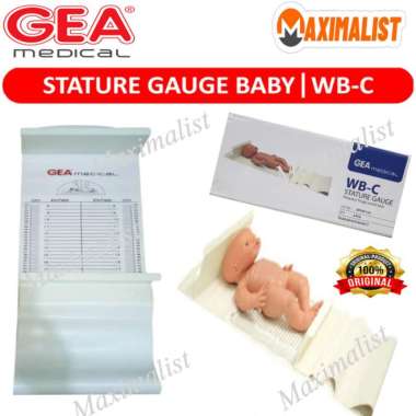 Meteran Badan Baby Ukur Tinggi Panjang Badan Bayi Stature Meter - Wb C Multicolor