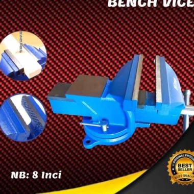 Ragum Putar Bais Catok Besi Tanggem Paron Bench Vise 8Inc Ragum Besi Multicolor
