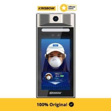 Krisbow Face Recognition Temperature Pengenal Wajah Dan Suhu