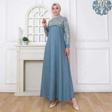 gamis pesta Guzel Hajrah safir original fashion muslim M Wardah