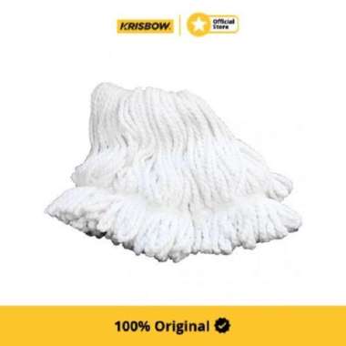 Krisbow Refill Kain Pel Looped End Wax Mop Head - Putih