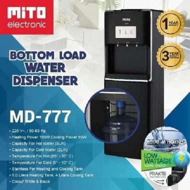 DISPENSER GALON BAWAH MITO MD-777 / MD777 Hot & Cool