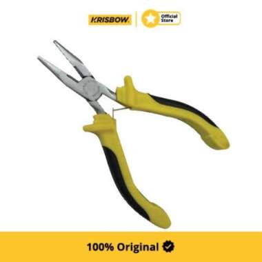 Krisbow Tang Lancip Long Nose Plier Mini 12 Cm