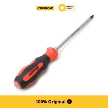 Krisbow Screwdriver Obeng Go-Thru Plus 6X150Mm P2 Lpgsp3