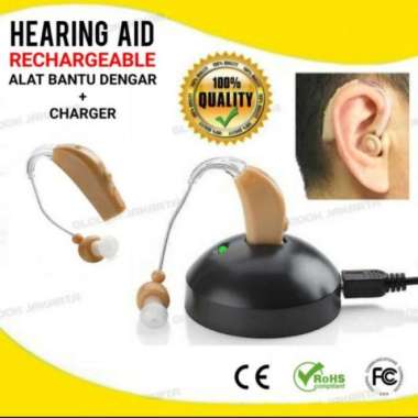 Alat Bantu Dengar Cas Rechargeable Hearing Aid