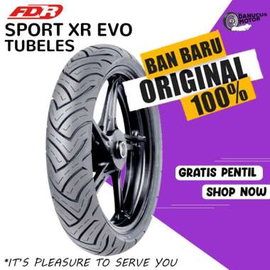 Ban Motor Depan Belakang HONDA PCX // FDR SPORT XR EVO Ring 14 Tubeless // Ban Motor Matic 100/80 RING 14