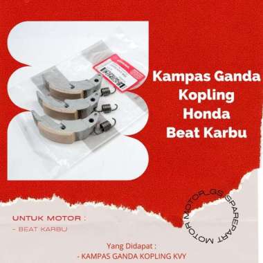 Kampas Ganda - Kampas Kopling Original Premium Beat Karbu Kvy Multicolor
