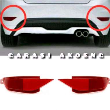 Lampu Reflektor Bumper Belakang Ford Fiesta Kanan Kiri Reflector Bemper Belakang Mata Kucing Foglamp